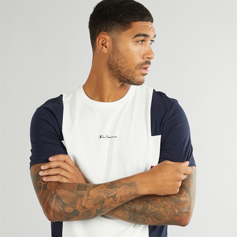 Ben Sherman Herre Vintage Sports T-shirts beige - Billede 3