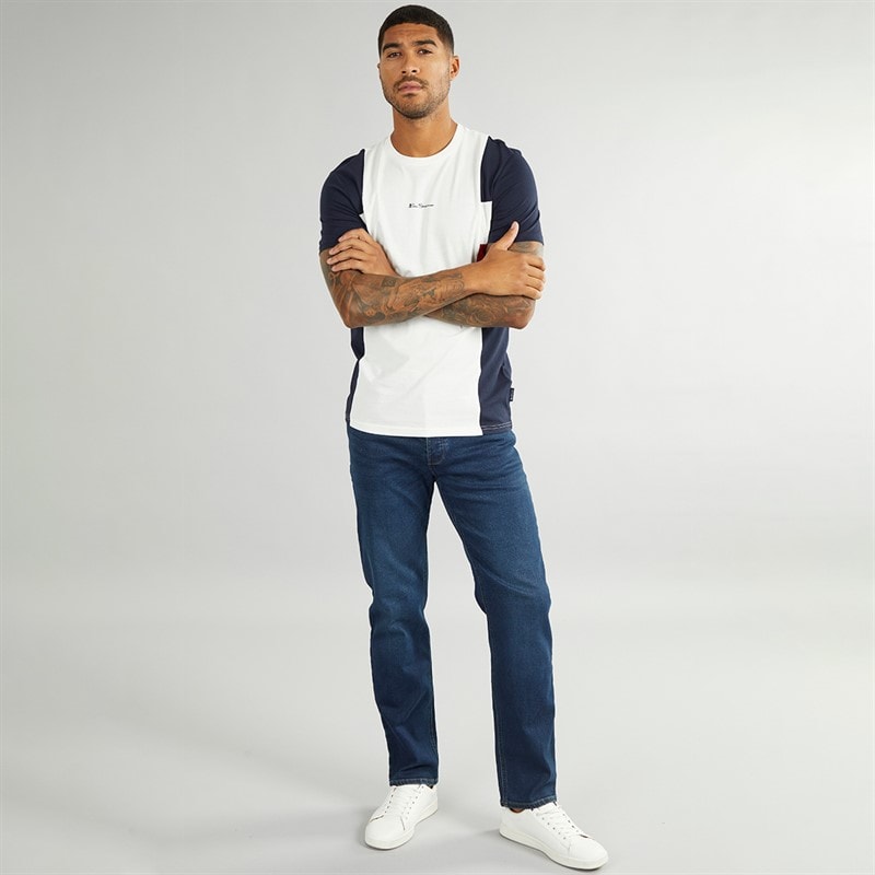 Ben Sherman Herre Vintage Sports T-shirts beige - Billede 4
