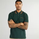 Ben Sherman Herre tværstribet polo skjorte Dark Green
