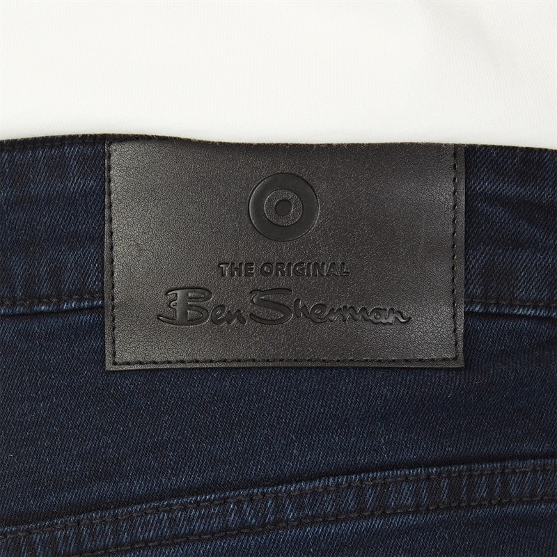 Ben Sherman Herre Slim Jeans Blå - Billede 3