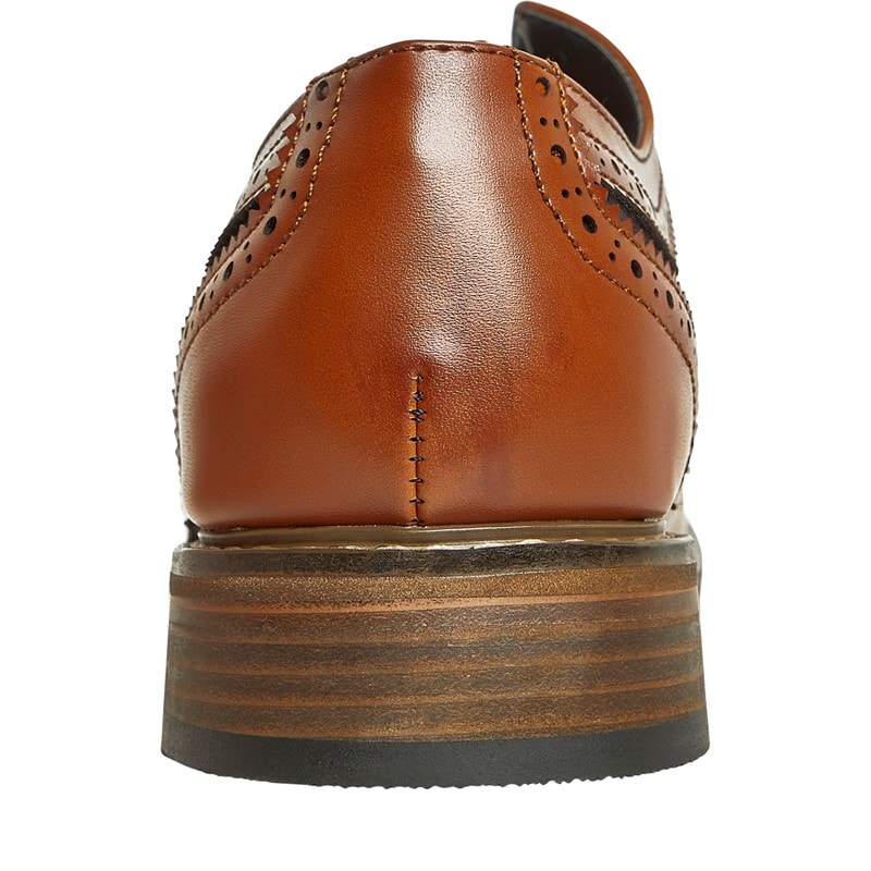 Ben Sherman Herresko Terrence Oxford Brogue Tan Burnish/Navy - Billede 3