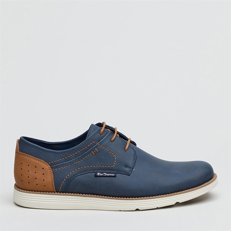 Ben Sherman Herresko Havana Blå/Tan - Billede 1