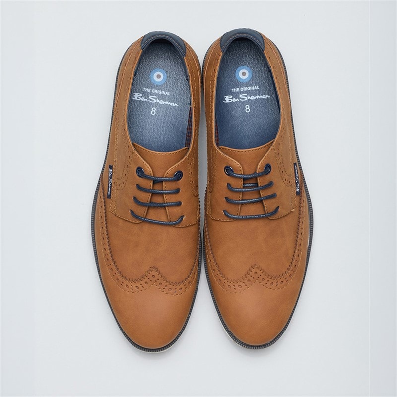 Ben Sherman Herre Mexico Sko Brun - Billede 3