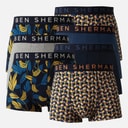 Ben Sherman Herre Alberto Boxer shorts Flerfarvet