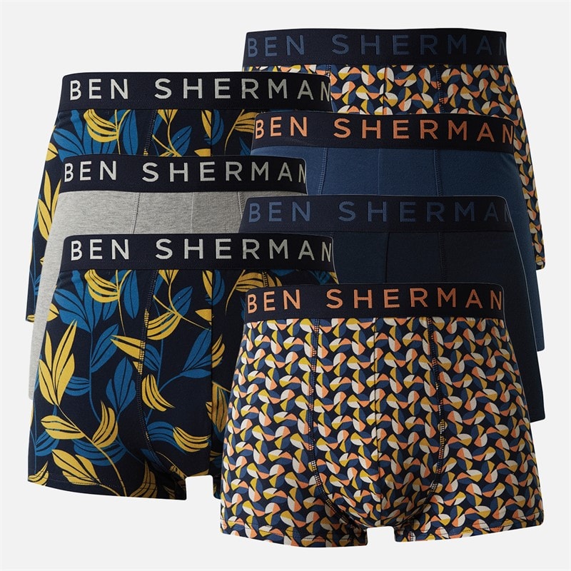 Ben Sherman Herre Alberto Boxer shorts Flerfarvet