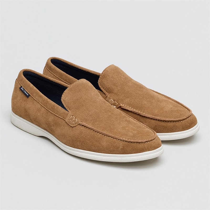 Ben Sherman Herre Amarillo Loafers Tan Ruskind - Billede 2