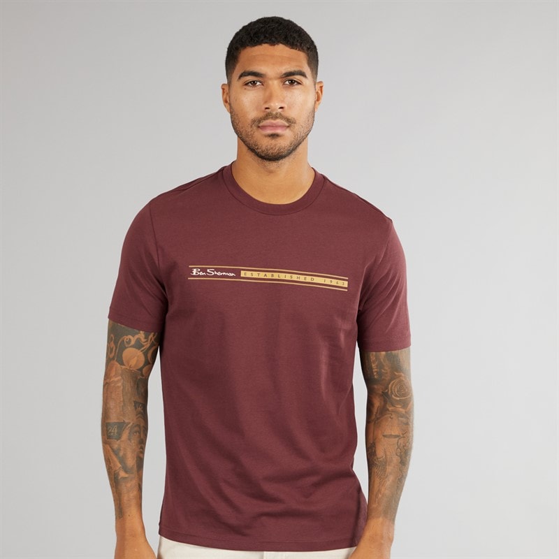 Ben Sherman Herre Tre Pak Blandede T-Shirts Multi - Billede 2