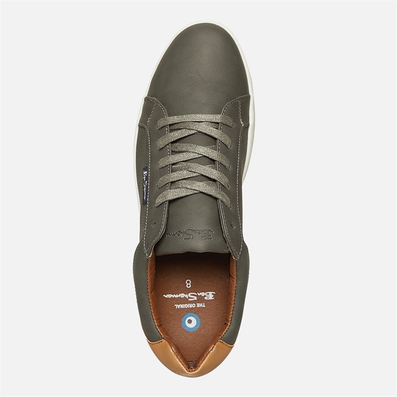 Ben Sherman Herre Detour Perf Sko Grå PU - Billede 4