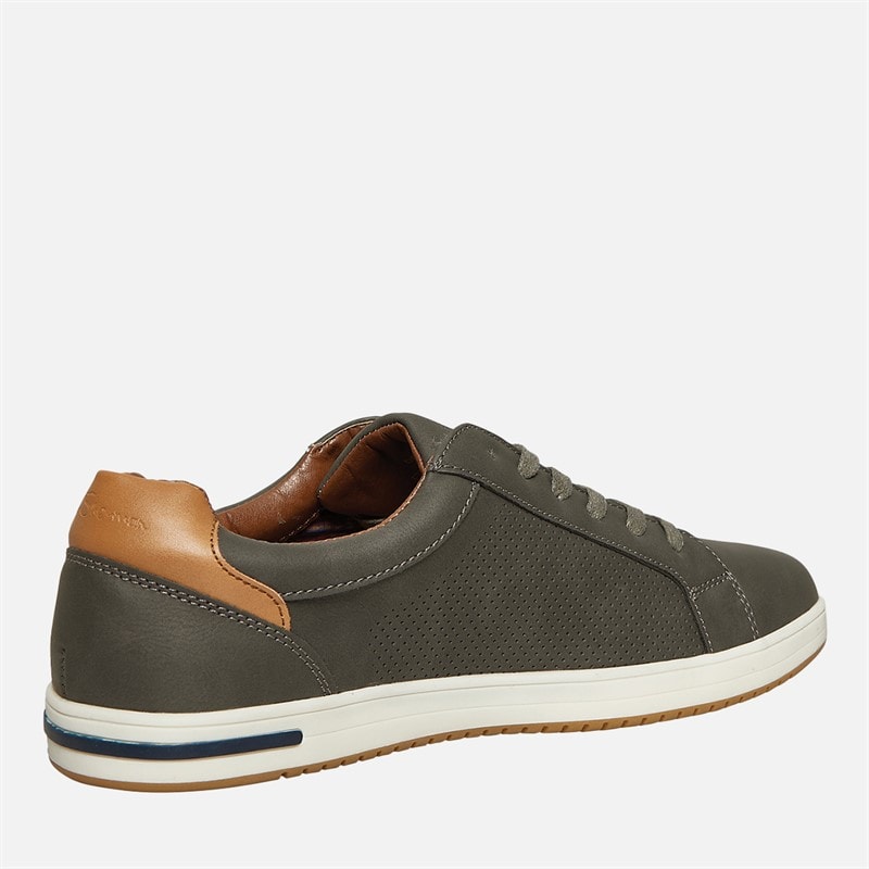 Ben Sherman Herre Detour Perf Sko Grå PU - Billede 5
