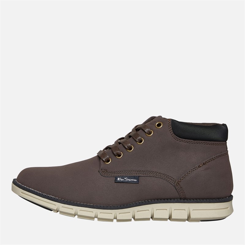 Ben Sherman Herre Carlton Chukka Støvler Brun/Sort - Billede 1