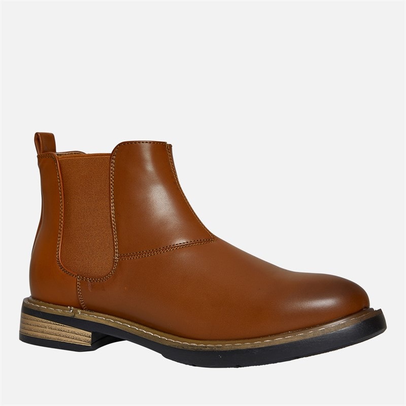 Ben Sherman Herre Tribute Chelsea Støvler Ny Tan Burnish - Billede 5