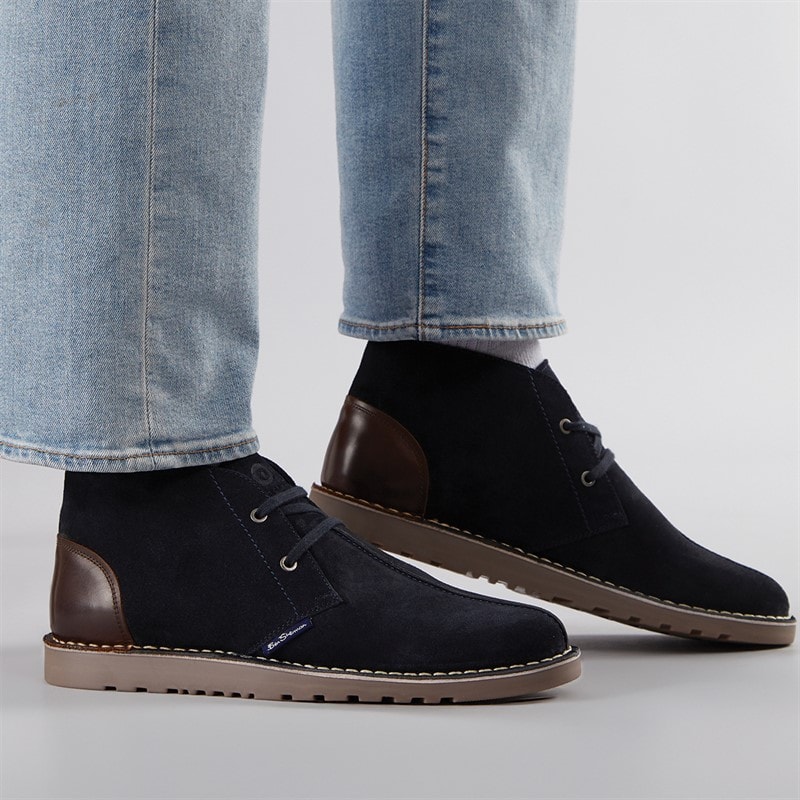 Ben Sherman Herre Townshend 2 Chukka Støvler Navy