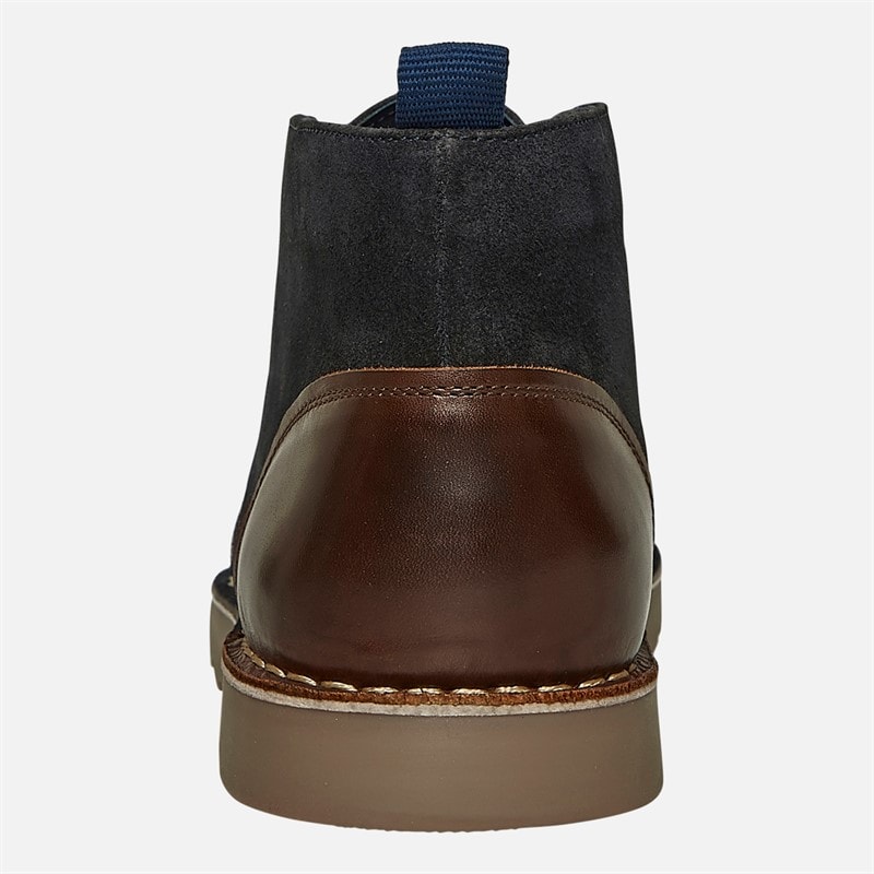 Ben Sherman Herre Townshend 2 Chukka Støvler Navy - Billede 3