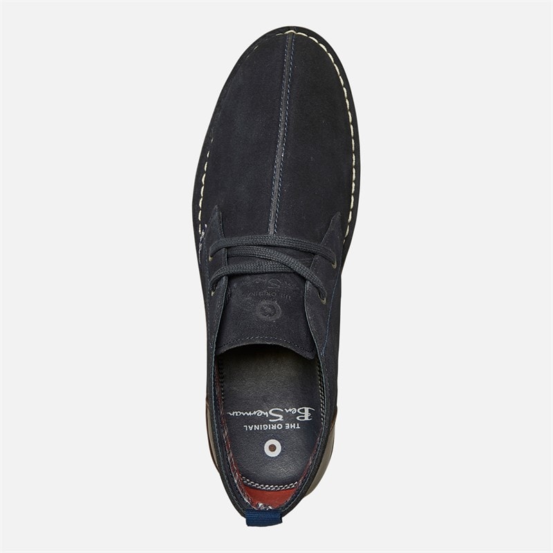 Ben Sherman Herre Townshend 2 Chukka Støvler Navy - Billede 4