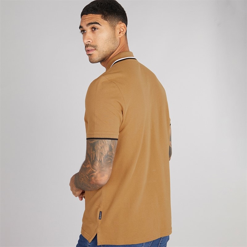Ben Sherman Herre tvillingippede polo Light Brown - Billede 2