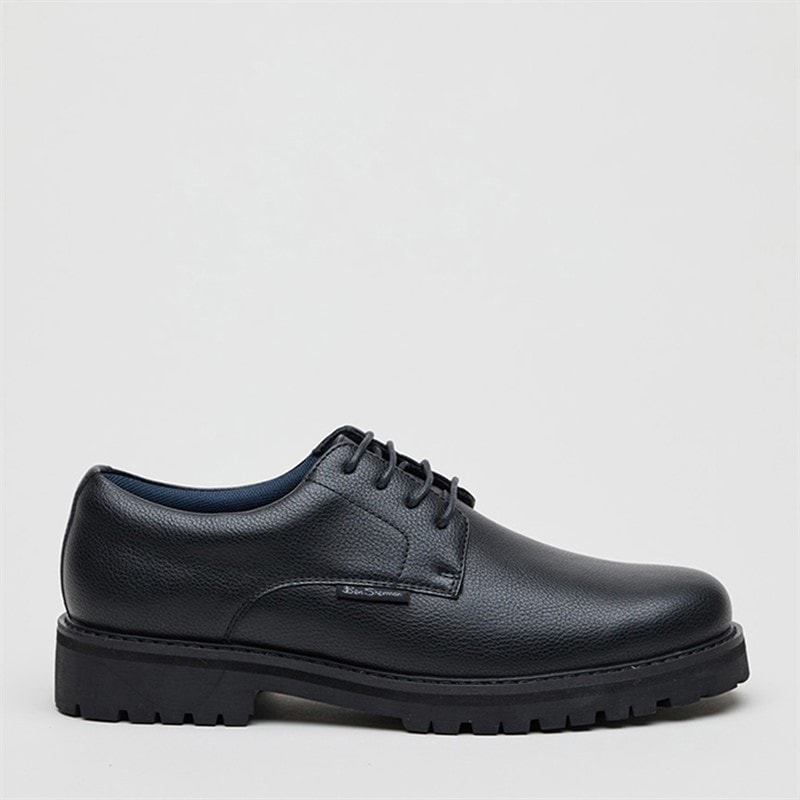 Ben Sherman Herresko Chesterley Derby Black Grainy Pu