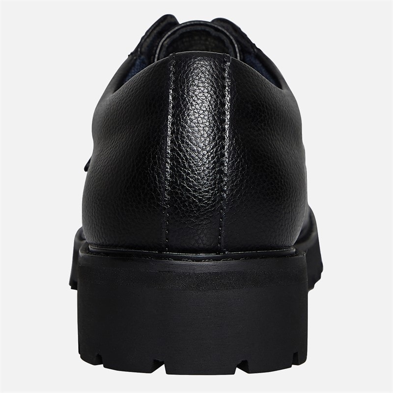 Ben Sherman Herresko Chesterley Derby Black Grainy Pu - Billede 4