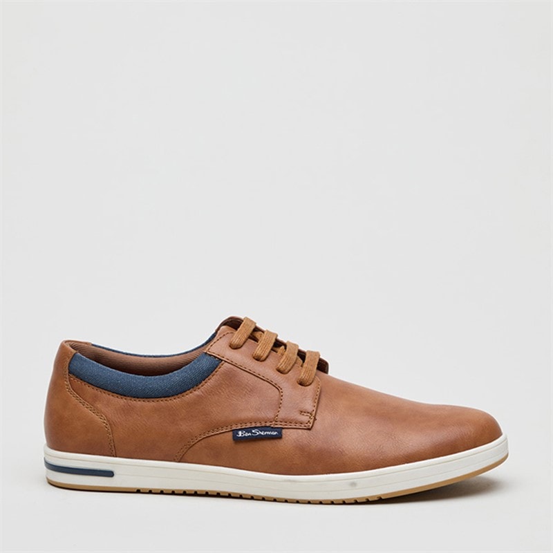 Ben Sherman Herre Detour Derby sko Tan Pu - Billede 1