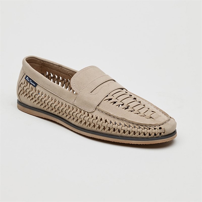 Ben Sherman Herresko Miami vævede dæksko Sand - Billede 2
