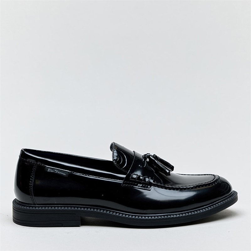 Ben Sherman Herre Chancery Tassel Mokkasiner Sort - Billede 1