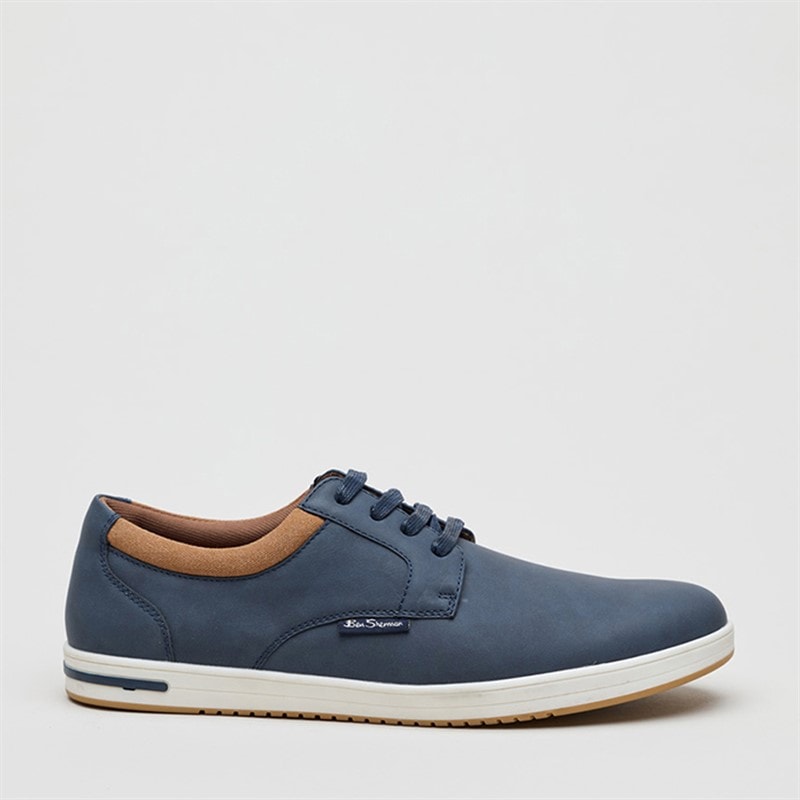 Ben Sherman Herre Detour Derby sko Navy Imi - Billede 1
