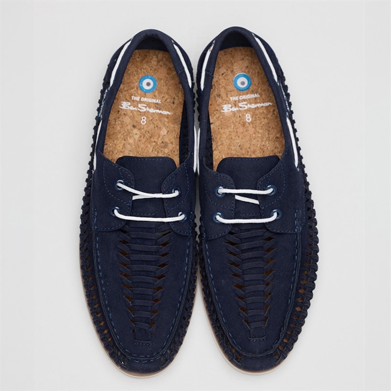 Ben Sherman Herre Miami Dæk Sko Navy - Billede 3
