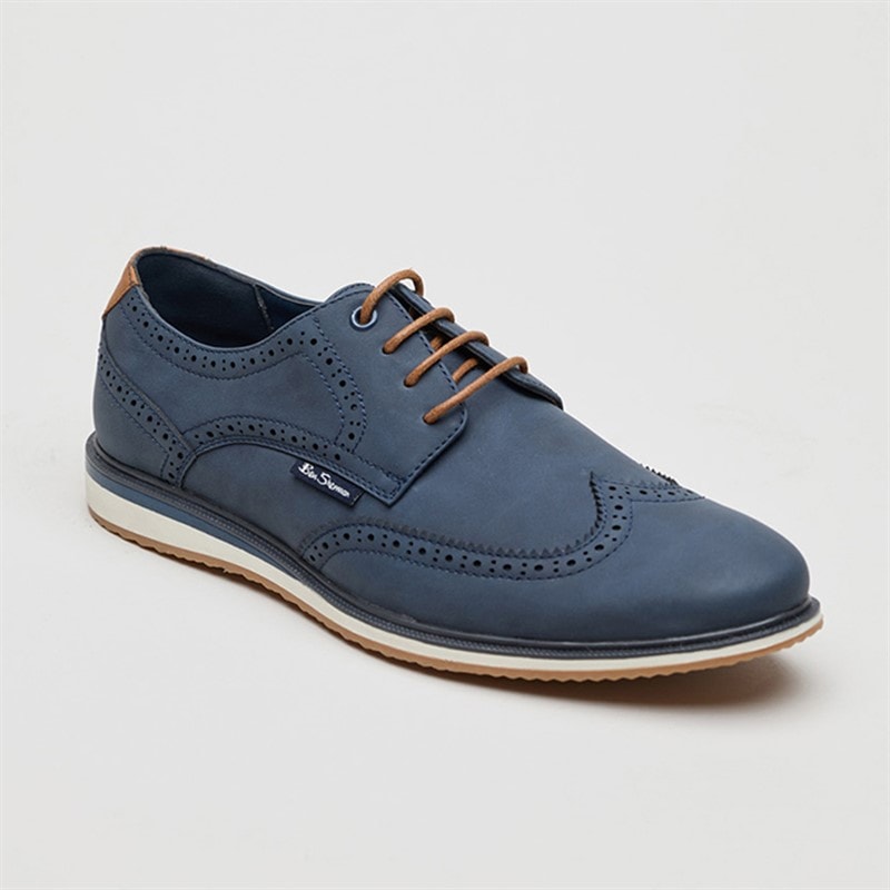 Ben Sherman Herre Mexico Sko Navy - Billede 2