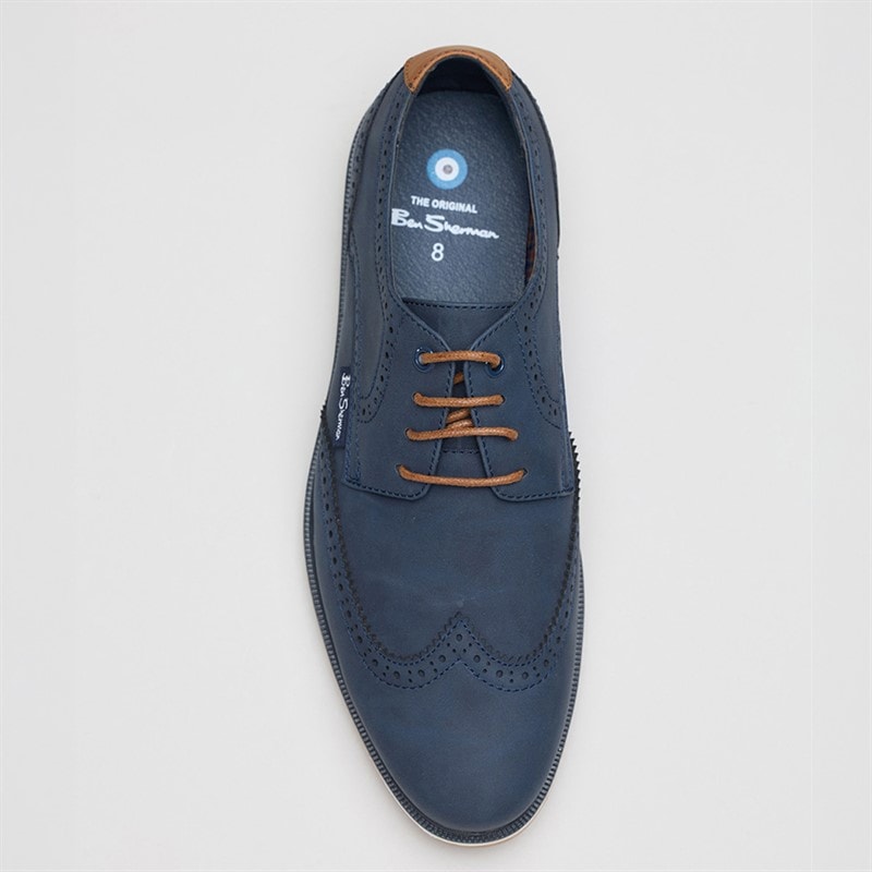 Ben Sherman Herre Mexico Sko Navy - Billede 3