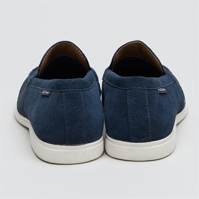 Ben Sherman Herre Amarillo Loafers Navy Suede - Billede 4