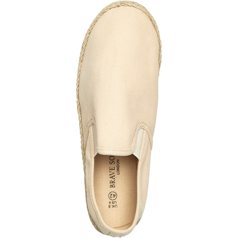 Brave Soul Herre Yacht Espadriller Beige - Billede 4