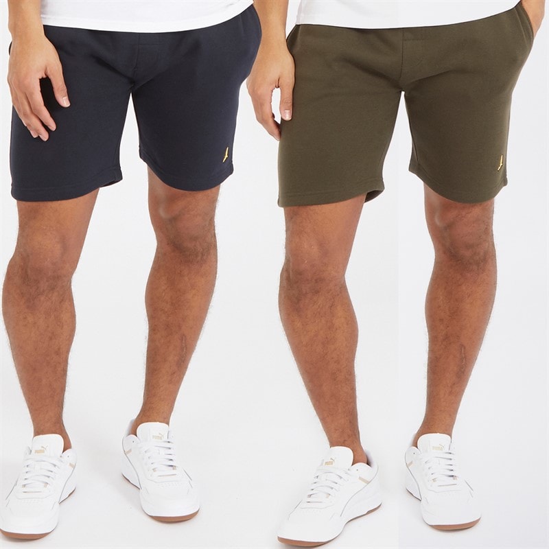Brave Soul Herre Shorts med to stykker Navy / Khaki - Billede 1