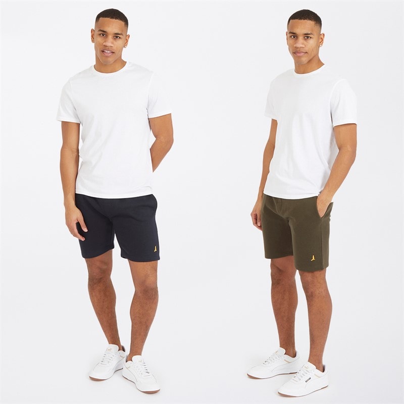 Brave Soul Herre Shorts med to stykker Navy / Khaki - Billede 3