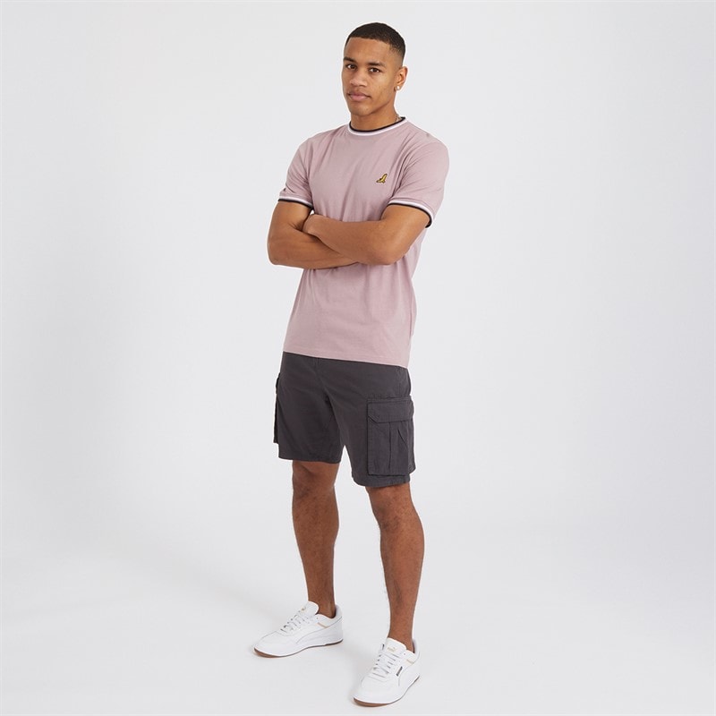 Brave Soul Herre Riverwood Cargo shorts Meget Mørk Marineblå - Billede 4