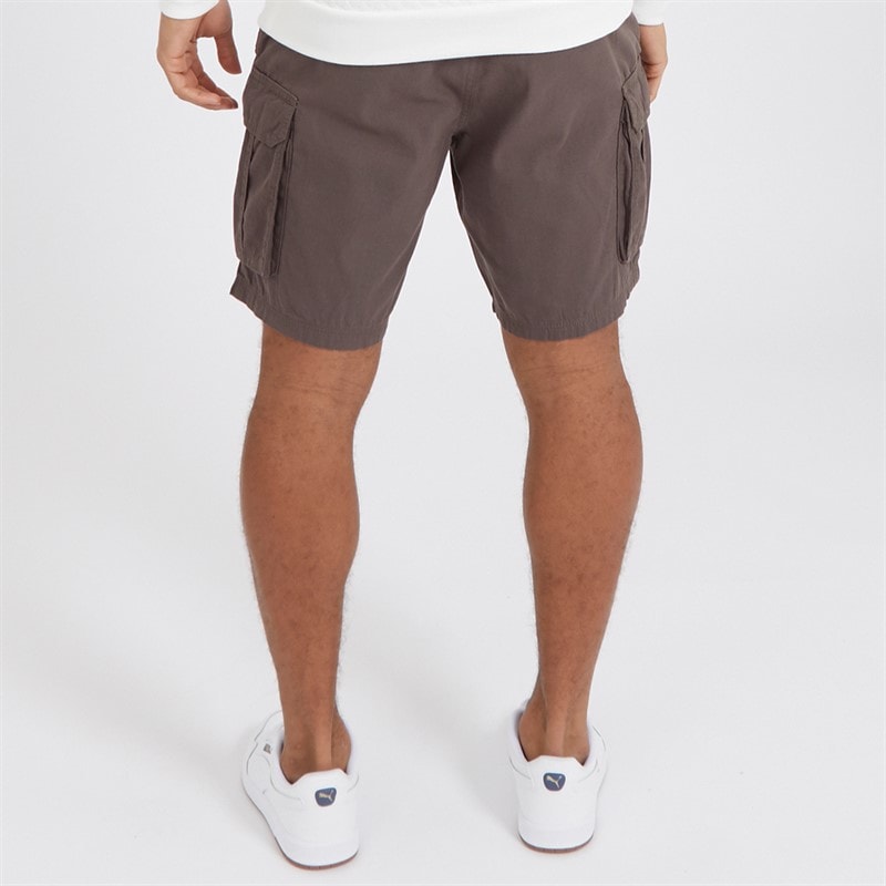 Brave Soul Herre Riverwood Cargo shorts Trækulsgrå-Grå - Billede 2