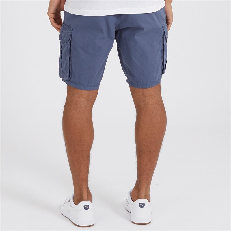 Brave Soul Herre Riverwood Cargo shorts Marineblå - Billede 2