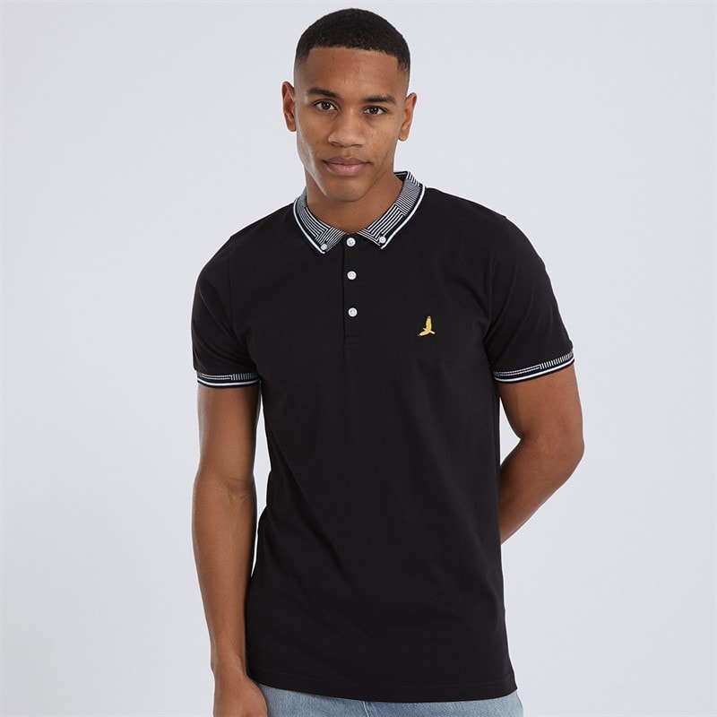 Brave Soul Herre Historie Polo Sort - Billede 1