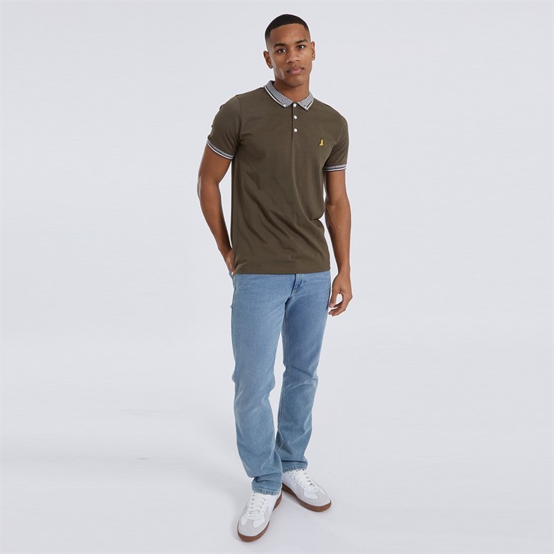 Brave Soul Herre Story Polo Khaki - Billede 4