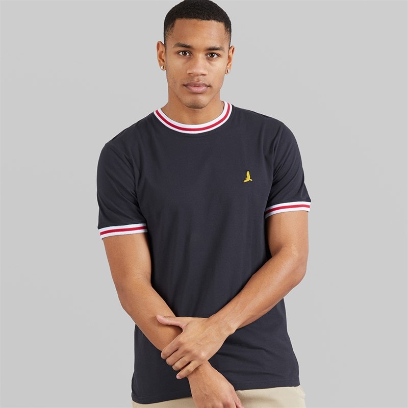 Brave Soul Herre Embryo T-Shirt Blå - Billede 1