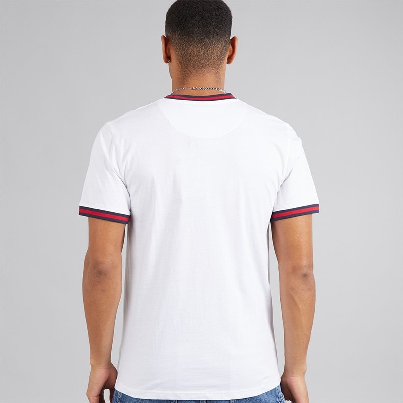 Brave Soul Herre Enbryo T-shirt Optisk Hvid - Billede 2