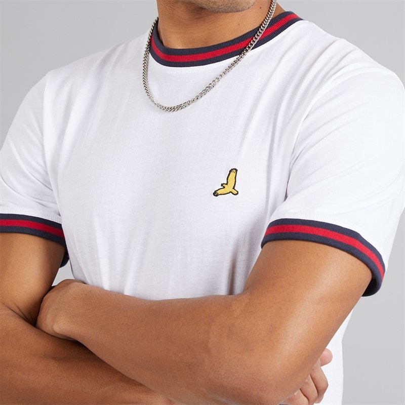 Brave Soul Herre Enbryo T-shirt Optisk Hvid - Billede 3