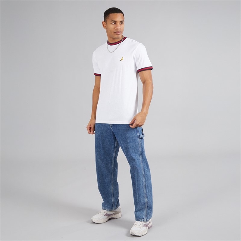 Brave Soul Herre Enbryo T-shirt Optisk Hvid - Billede 4