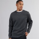 Brave Soul Herre Crew Neck Sweatshirt Mørk Antracit Melange