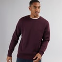 Brave Soul Herre Rundhals Sweatshirt Bourgogne