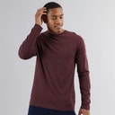Brave Soul Herre Supreme T-shirts Bordeaux