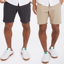 Brave Soul Herre Hansen Chino Shorts Topak Dark Navy/Stone