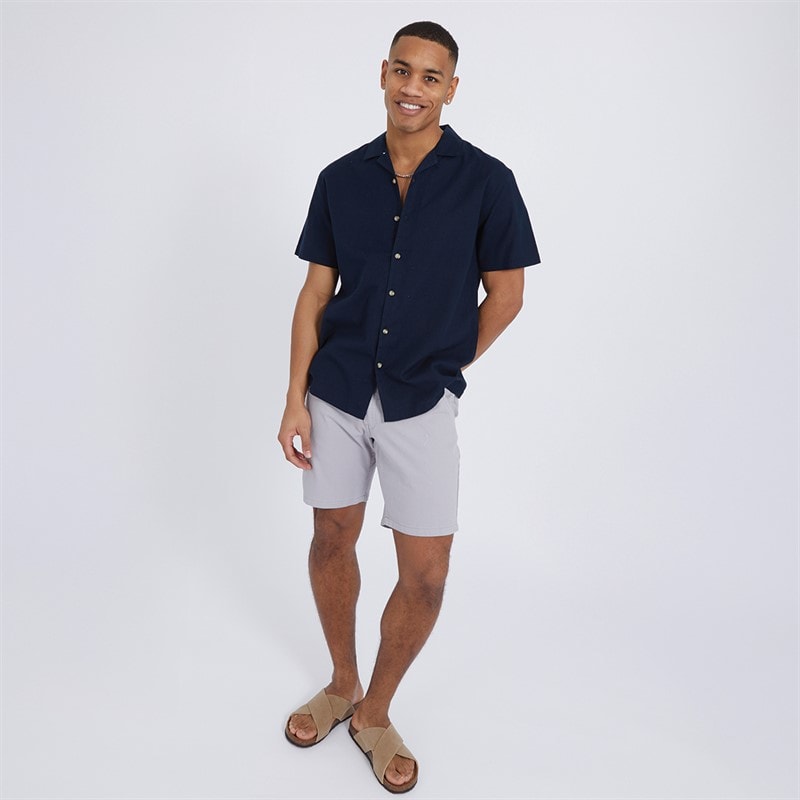 Brave Soul Herre Hansen Chino Shorts Grå - Billede 3