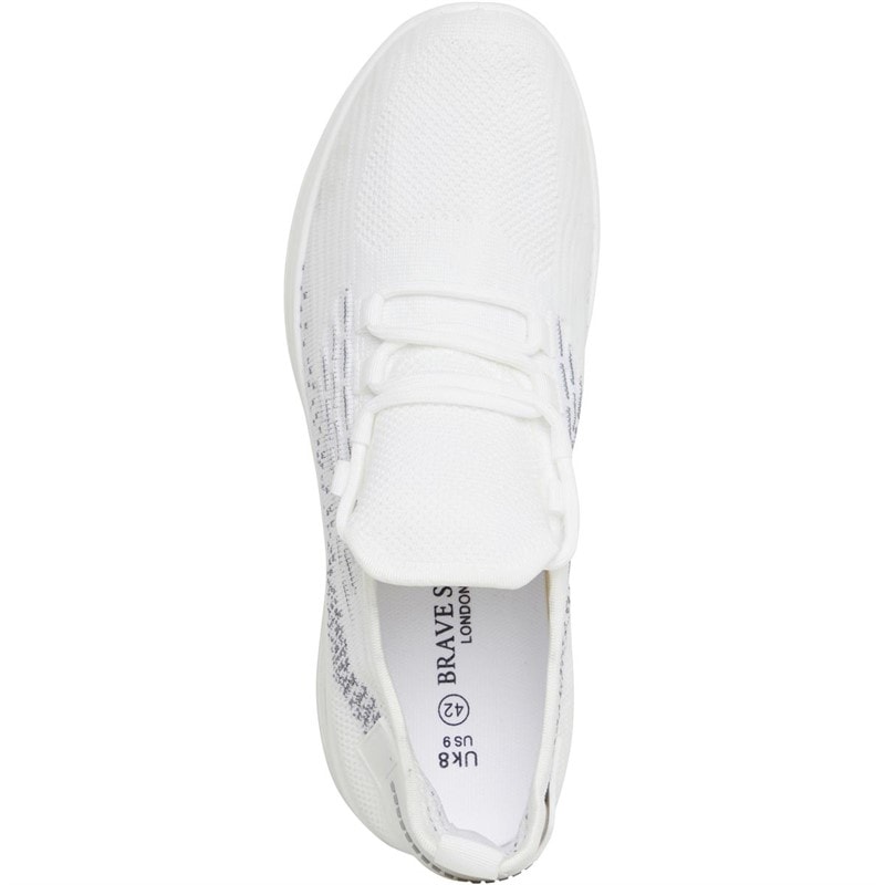Brave Soul Herre Lakeside Bubble Sneakers Hvid - Billede 4