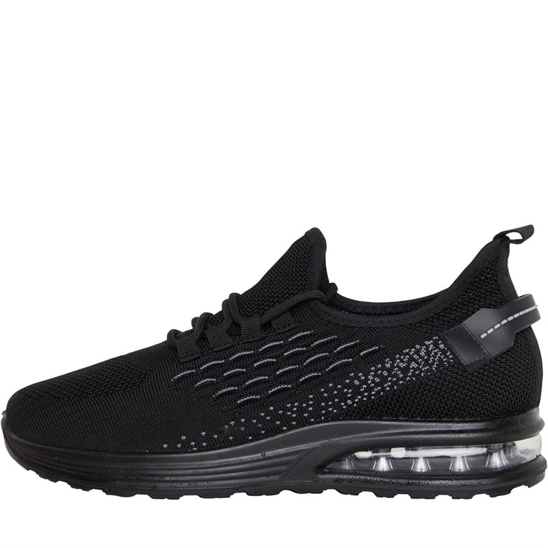 Brave Soul Mænd Lakeside Bubble Sneakers Sort Mono - Billede 1