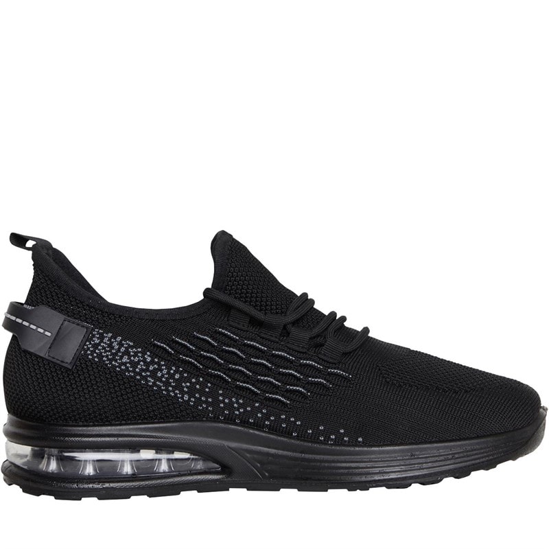 Brave Soul Mænd Lakeside Bubble Sneakers Sort Mono - Billede 5