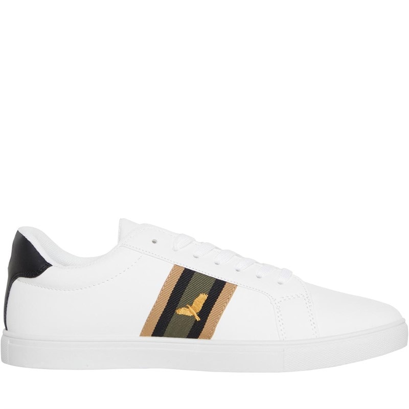 Brave Soul Hvid/Grøn/Guld Louie Eagle PU Pumps til herre - Billede 5